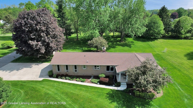 10079 Woodland Acres Dr, Grand Ledge, MI 48837 - aerial view of property and surrounding area