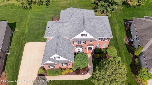 aerial view of property and surrounding area