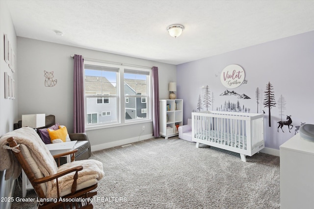3842 Fossum Ln, Okemos, MI 48864 - bedroom with carpet and baseboards