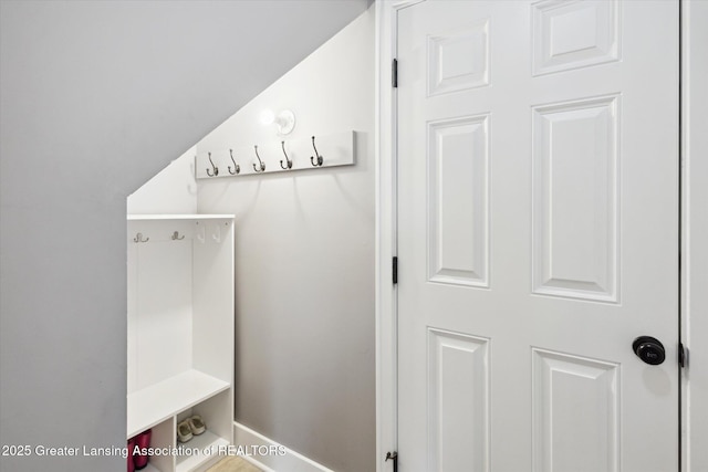3842 Fossum Ln, Okemos, MI 48864 - mudroom with baseboards