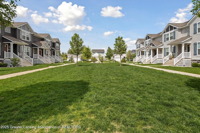 3842 Fossum Ln, Okemos, MI 48864 - view of property's community featuring a residential view and a lawn