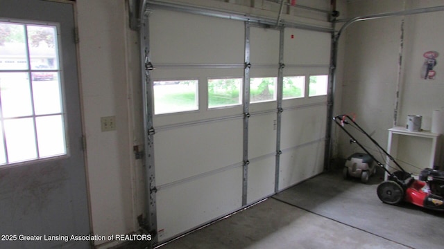 745 Roosevelt St, Mason, MI 48854 - view of garage