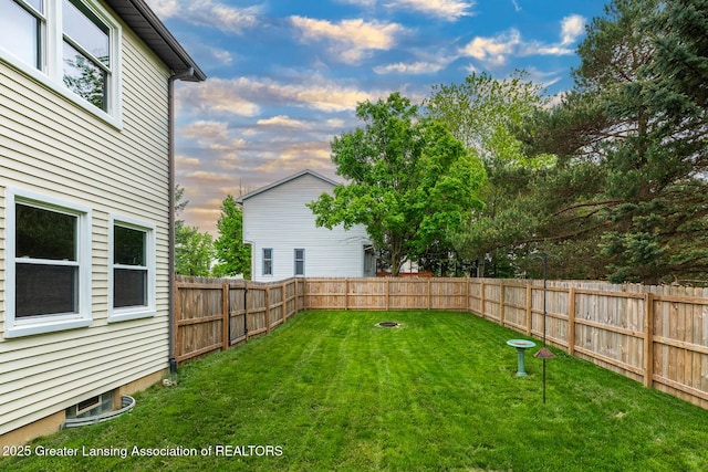 3979 Dayspring Ct, Okemos, MI 48864 - view of yard at dusk