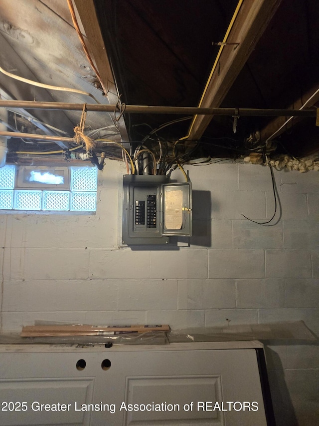 1427 Sheldon St, Lansing, MI 48906 - basement featuring electric panel