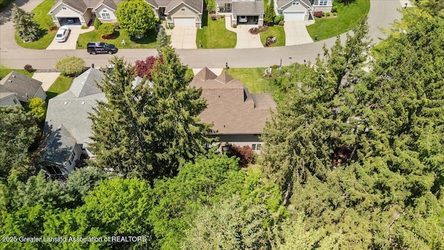 5859 Printemp Dr, East Lansing, MI 48823 - aerial perspective of suburban area