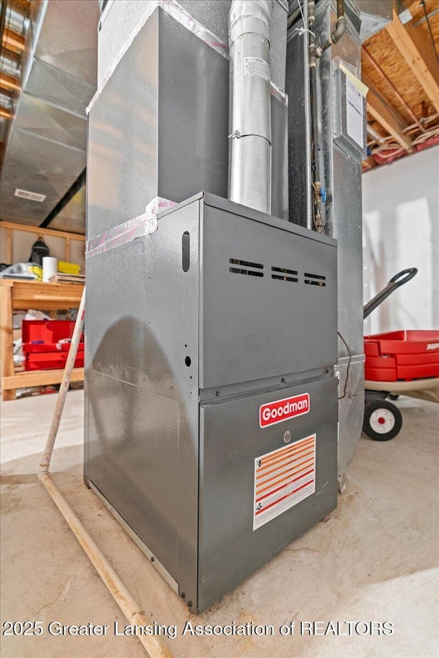 3720 Lott Ave, Holt, MI 48842 - utilities featuring heating unit