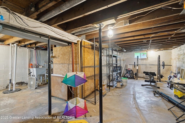 5104 Old Lansing Rd, Lansing, MI 48917 - view of basement