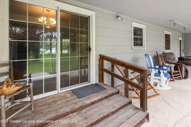 1111 Battle Creek Rd, Charlotte, MI 48813 - view of wooden terrace