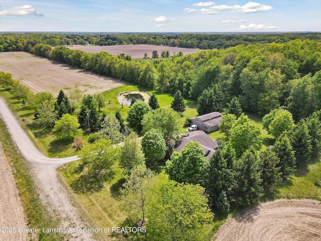1435 Epley Rd, Williamston, MI 48895 - bird's eye view of a heavily wooded area