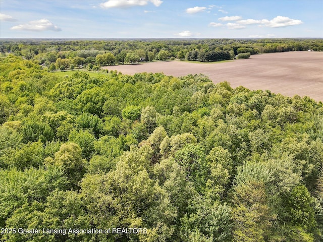 1435 Epley Rd, Williamston, MI 48895 - aerial view of a heavily wooded area