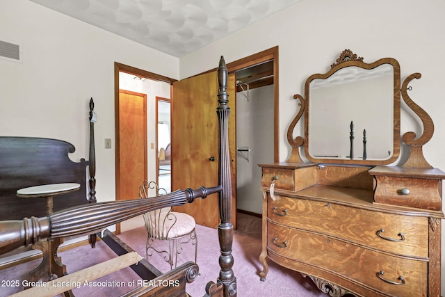 847 N Waverly Rd, Dimondale, MI 48821 - bedroom with a closet and carpet