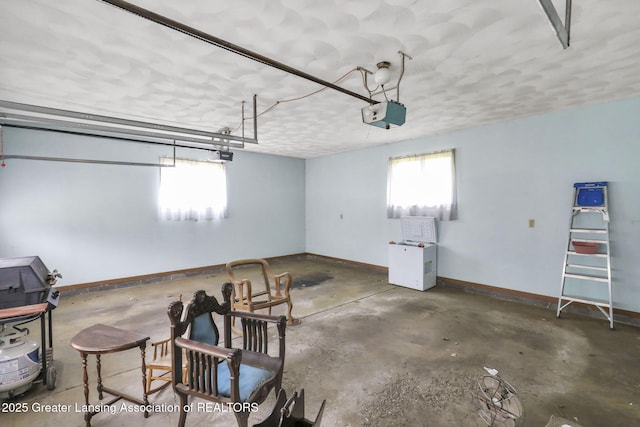 847 N Waverly Rd, Dimondale, MI 48821 - garage with a garage door opener and baseboards