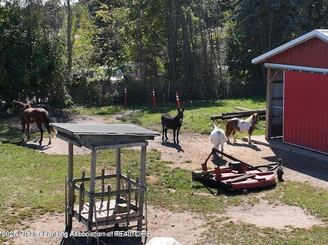 13862 Hartel Rd, Grand Ledge, MI 48837 - view of community featuring an outdoor structure