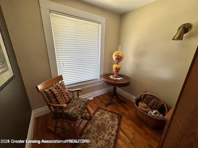13862 Hartel Rd, Grand Ledge, MI 48837 - living area featuring wood finished floors and baseboards