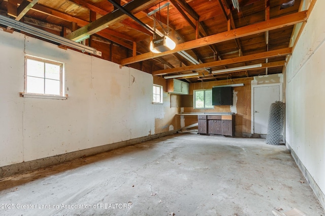 6394 Stephen, Brighton, MI 48116 - garage with a garage door opener
