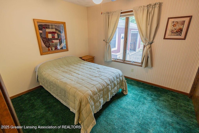 2278 Narrow Lake Rd, Charlotte, MI 48813 - carpeted bedroom with baseboards