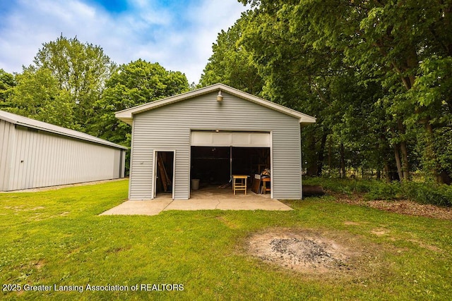 2278 Narrow Lake Rd, Charlotte, MI 48813 - view of detached garage