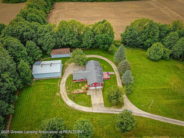 2278 Narrow Lake Rd, Charlotte, MI 48813 - view from above of property