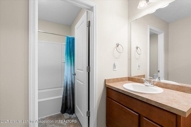 4026 Watts Ln, Lansing, MI 48911 - bathroom with vanity and shower / tub combo