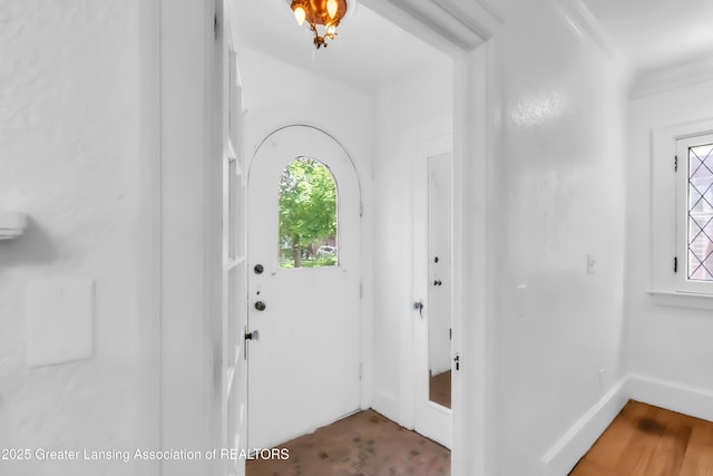 414 W St, Lansing, MI 48915 - entryway featuring baseboards