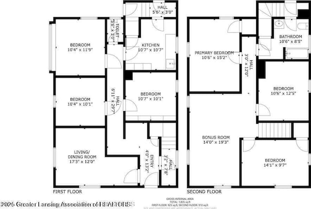 411 W Ionia St, Lansing, MI 48933 - room layout