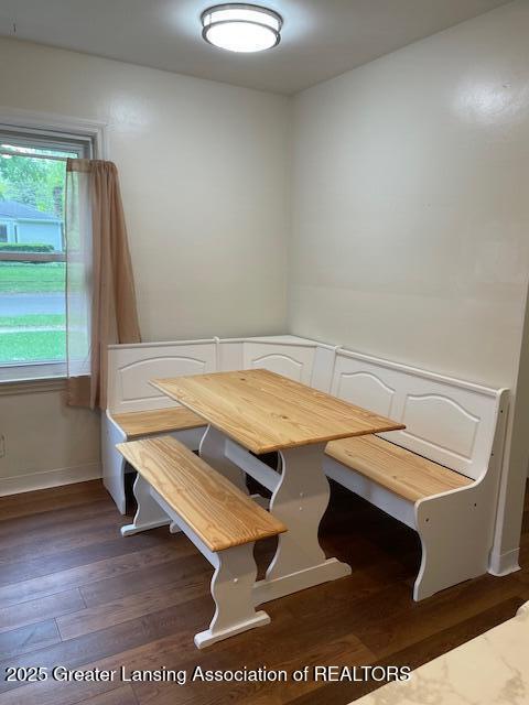 2303 Devonshire Ave, Lansing, MI 48910 - dining room with breakfast area and wood finished floors