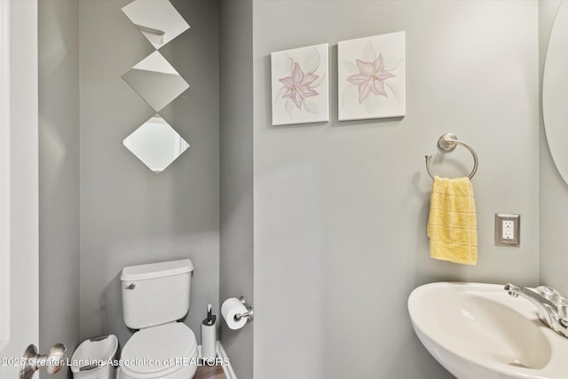 3893 E Plover Pl, East Lansing, MI 48823 - bathroom with a sink and toilet