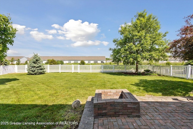 3893 E Plover Pl, East Lansing, MI 48823 - view of yard featuring a patio