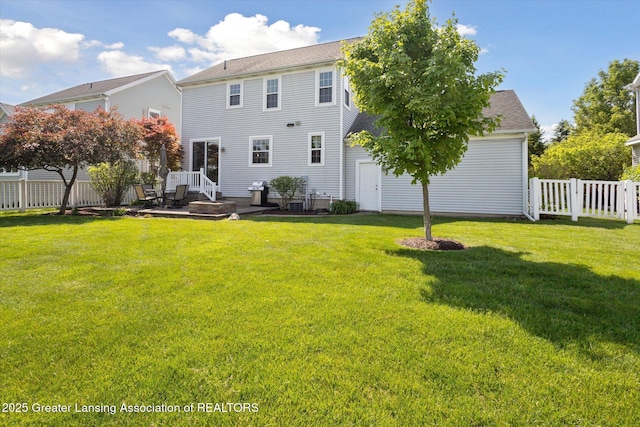 3893 E Plover Pl, East Lansing, MI 48823 - view of back of property
