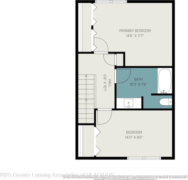 2022 Greenwich Ct, Lansing, MI 48910 - room layout