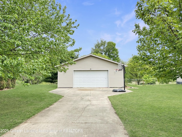 7413 E 5th Point Highway, Eaton Rapids, MI 48827 - view of detached garage