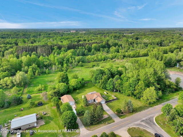 7413 E 5th Point Highway, Eaton Rapids, MI 48827 - view of property location featuring a forest