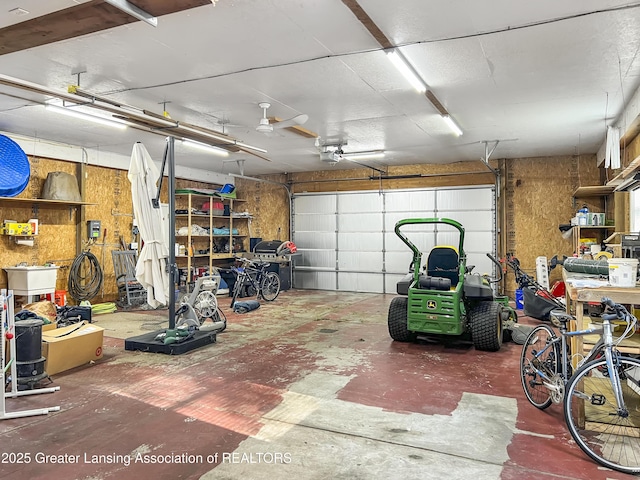 7413 E 5th Point Highway, Eaton Rapids, MI 48827 - garage with a garage door opener
