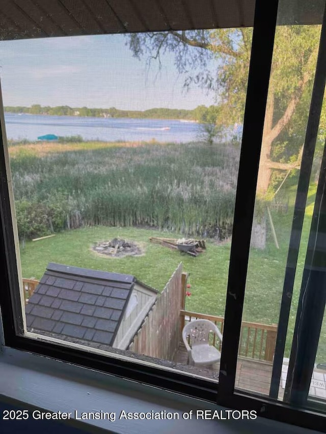 5880 Shaw St, Haslett, MI 48840 - detailed view of a nearby body of water
