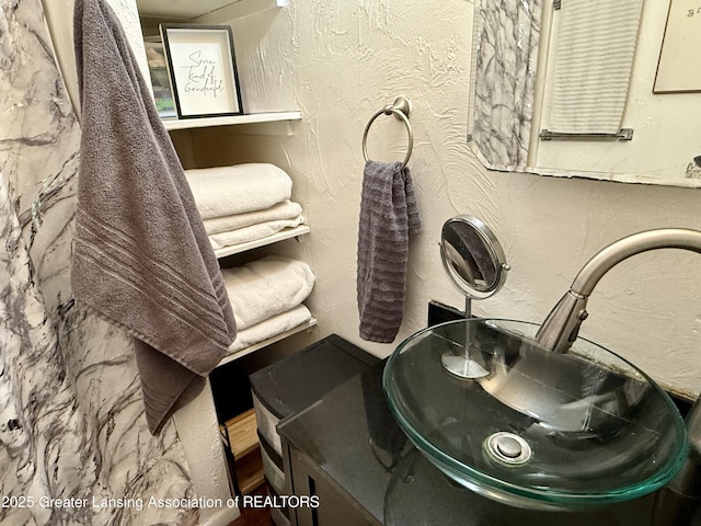 5880 Shaw St, Haslett, MI 48840 - bathroom with vanity