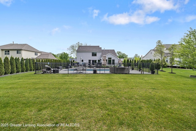 1232 Chemung Forest Dr, Howell, MI 48843 - view of yard featuring a patio