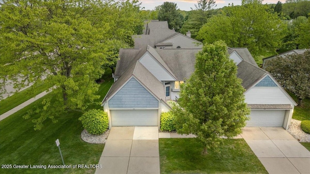 1101 Boulder Ct Unit 48, Lansing, MI 48917 - aerial view of property and surrounding area
