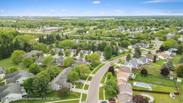 1101 Boulder Ct Unit 48, Lansing, MI 48917 - aerial perspective of suburban area