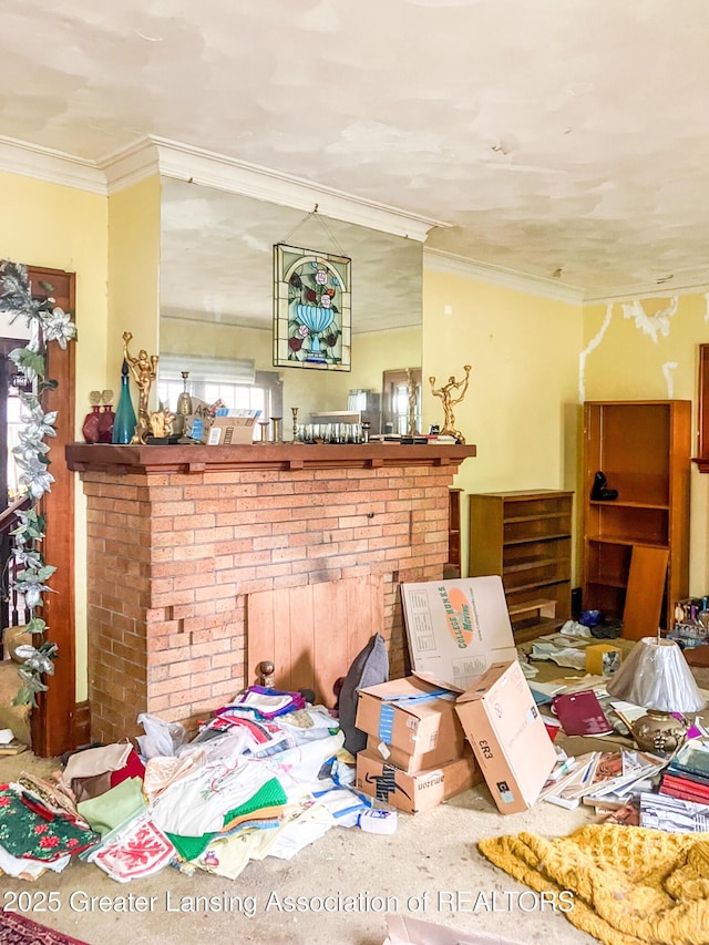 908 N Capitol Ave, Lansing, MI 48906 - misc room featuring crown molding