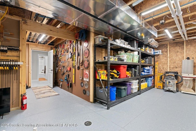 6619 Windford Ln, Grand Ledge, MI 48837 - view of unfinished basement