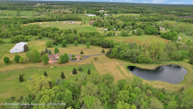 4250 S Williams Rd, Stockbridge, MI 49285 - view of rural area with a nearby body of water