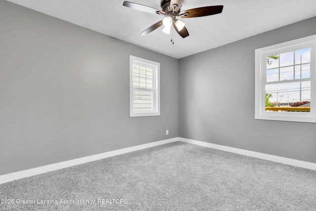 209 Haze St, Lansing, MI 48917 - carpeted spare room featuring baseboards and ceiling fan
