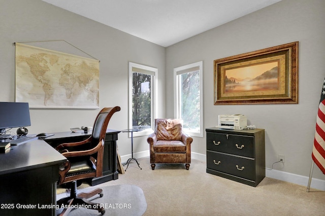 4740 Round Lake Rd, Laingsburg, MI 48848 - office with carpet floors and baseboards
