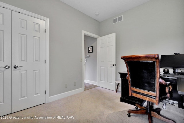 4740 Round Lake Rd, Laingsburg, MI 48848 - office area with carpet and baseboards