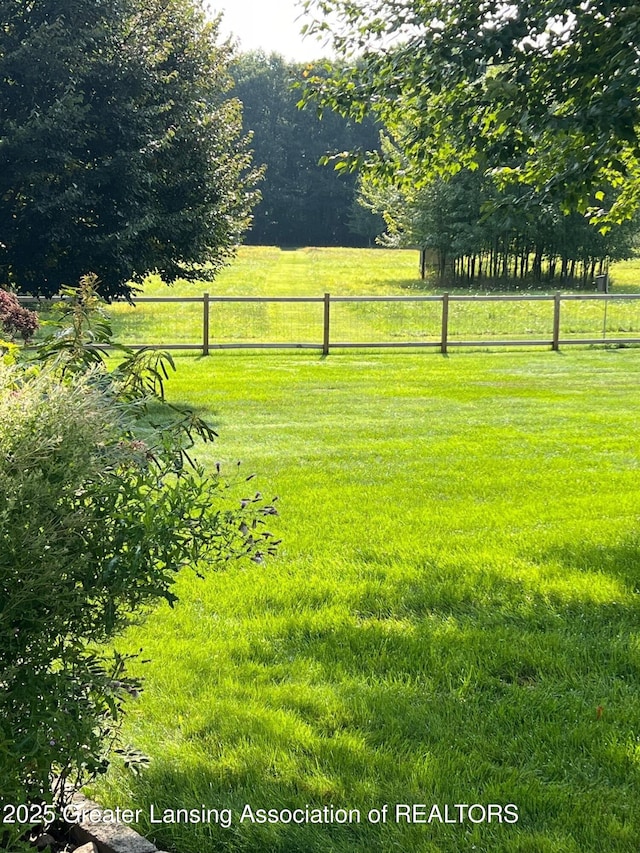 4740 Round Lake Rd, Laingsburg, MI 48848 - view of yard featuring a rural view