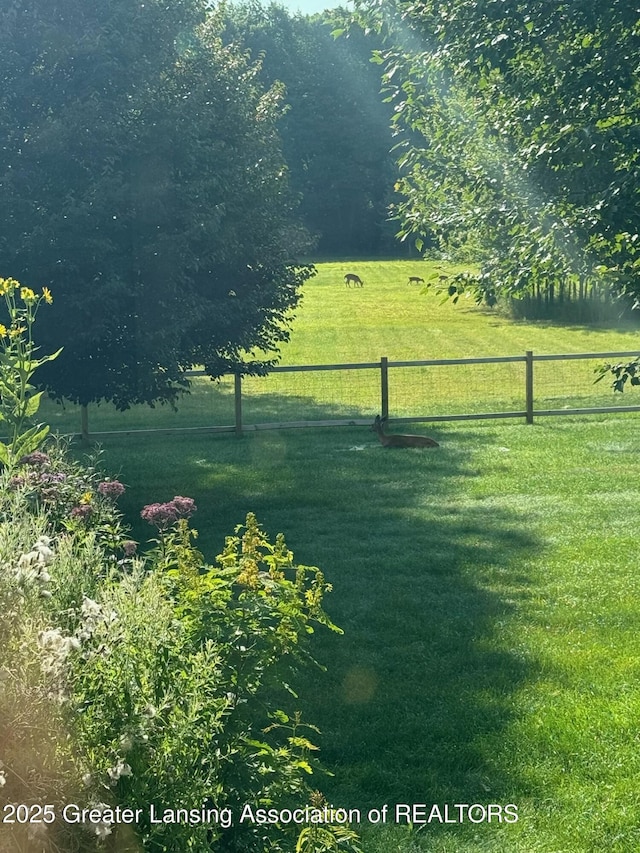 4740 Round Lake Rd, Laingsburg, MI 48848 - view of yard with a view of rural / pastoral area