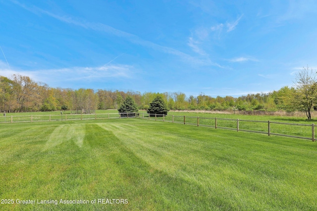 4740 Round Lake Rd, Laingsburg, MI 48848 - view of yard with a rural view