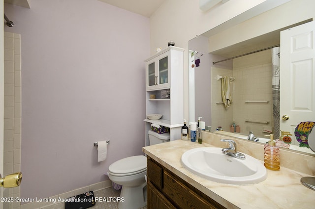 37936 Watkins Dr Unit 32, Sterling Heights, MI 48312 - full bath with vanity, toilet, and tile patterned floors