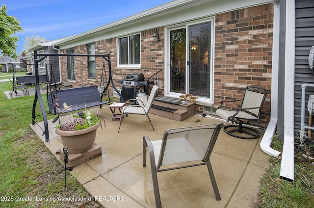 37936 Watkins Dr Unit 32, Sterling Heights, MI 48312 - view of patio / terrace featuring entry steps and area for grilling