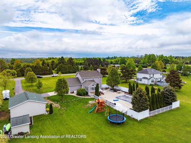 1600 Tuttle Rd, Mason, MI 48854 - view from above of property
